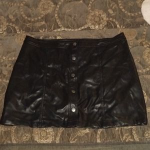 Leather Skirt